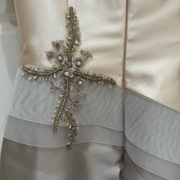 Terani Couture - 2011M2159 Off-Shoulder Mermaid Mother of the Bride Dress - Picture 10 of 12